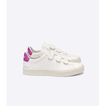 White/Purple Women's Veja RECIFE CHROMEFREE Sneakers | AU 624DFM